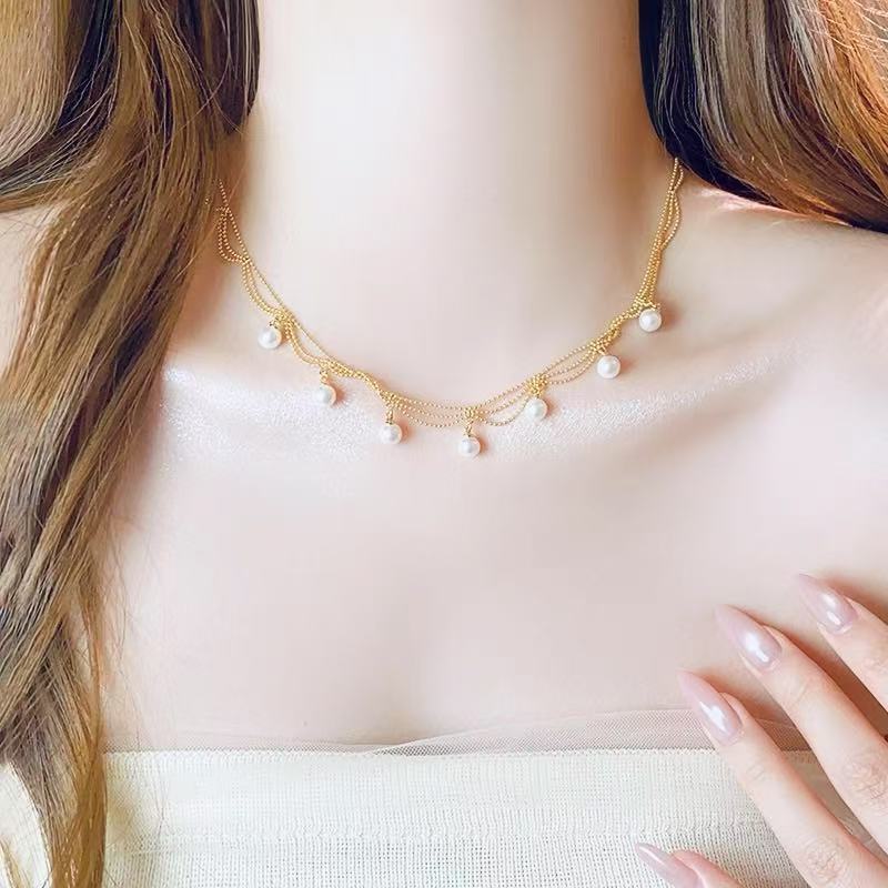 Pearl Tassel Necklace (Women's Elegant Mature Style)