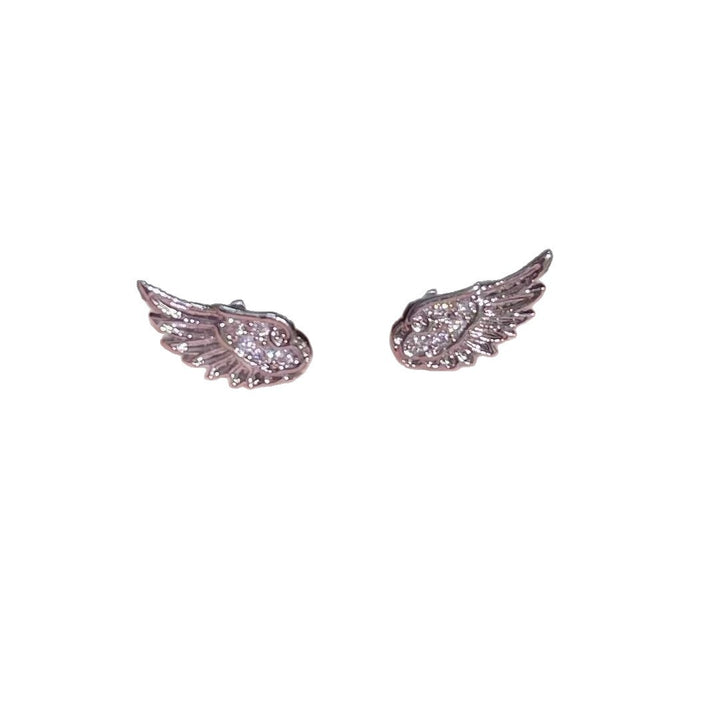 Asymmetric Angel Wings Stud Earrings (Light Luxury Niche Dynamic Earrings)