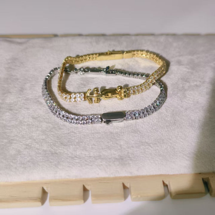 F1 Inspired Diamond Bracelet