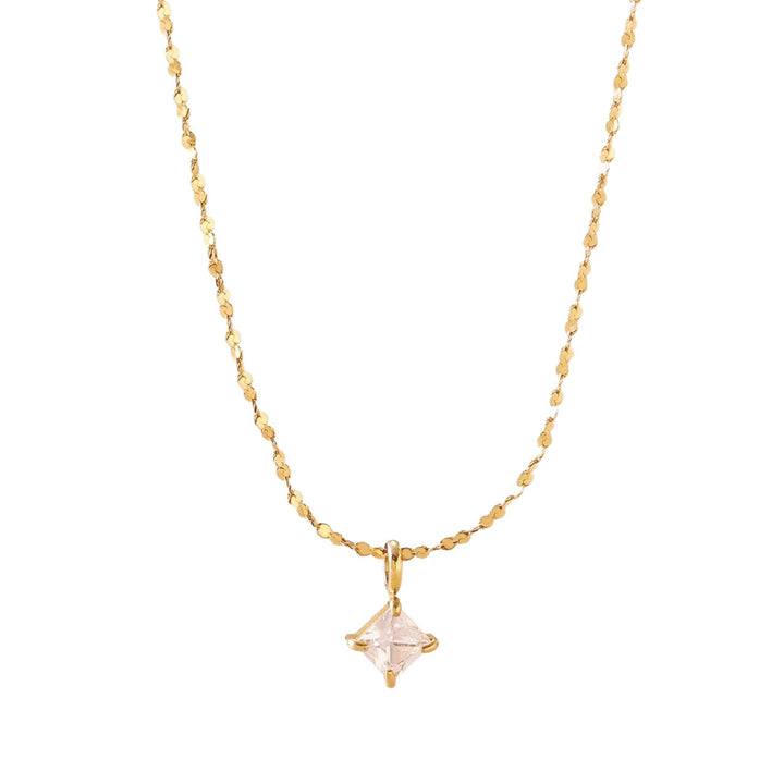 Square Diamond Minimalist Choker (Light Luxury Niche Versatile Necklace)