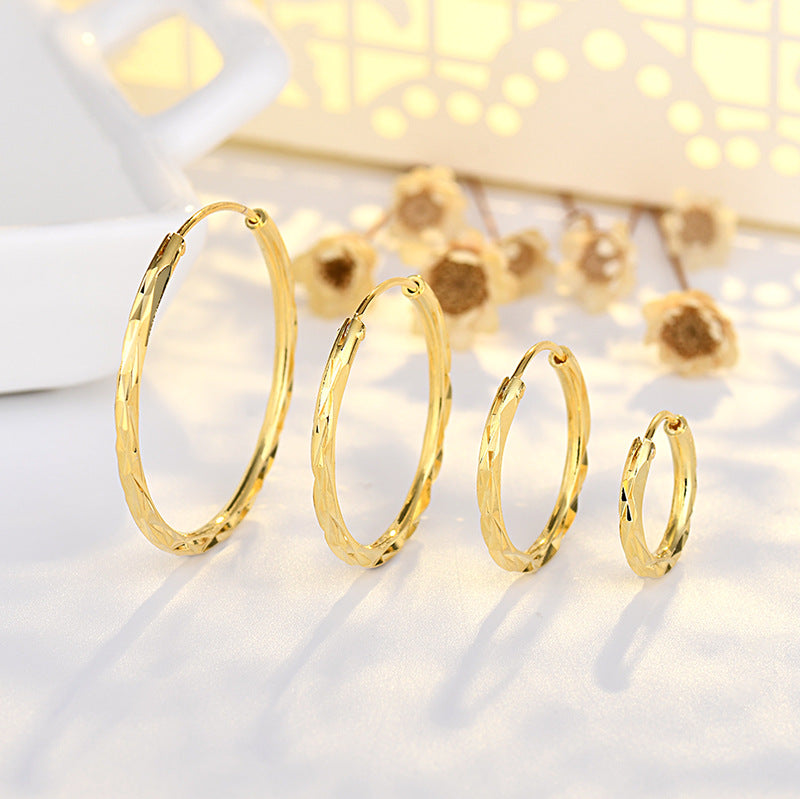 Twisted Hoop Earring Set (Light Luxury Niche Minimalist Earrings)