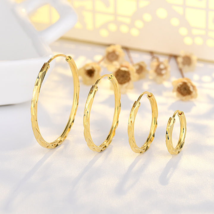 Twisted Hoop Earring Set (Light Luxury Niche Minimalist Earrings)