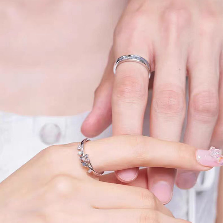 Starlight Couple Rings (Light Luxury Romantic Style)