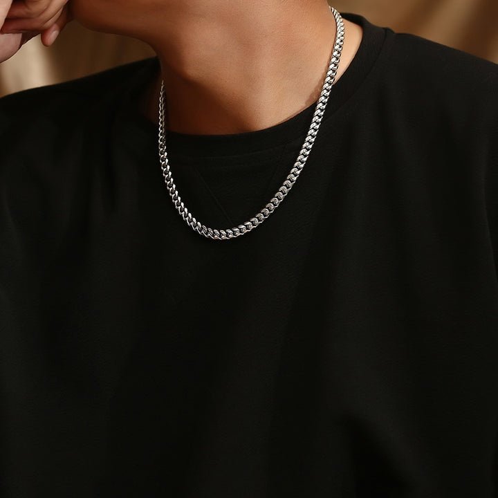 Father's Day Themed Cuban Link Necklace (Sentimental Gift for Dad)