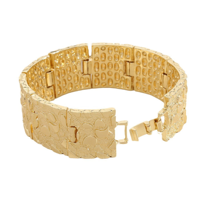 Hip-Hop Street Style Wide Chunky Men's Bracelet