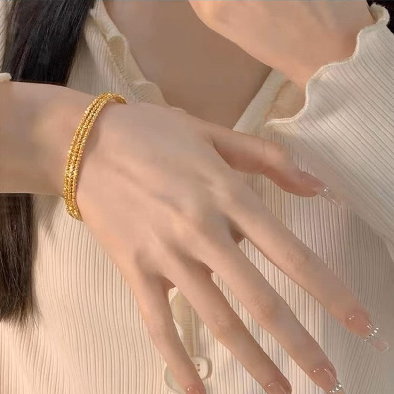 Elastic memory bracelet fashionable wrap bracelet temperament versatile flash