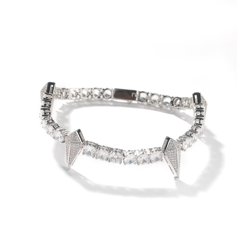 Hip-Hop Panther Full Zircon Bracelet – Punk Style Bangle