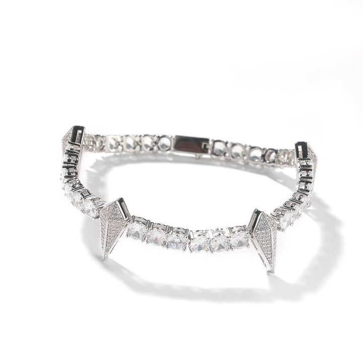 Hip-Hop Panther Full Zircon Bracelet – Punk Style Bangle
