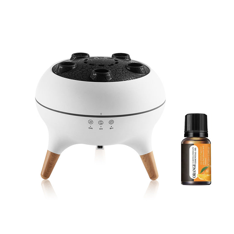 5-Hole Jellyfish Mist Aroma Diffuser, Multi-Color LED Timing Silent Home Scent Humidifier