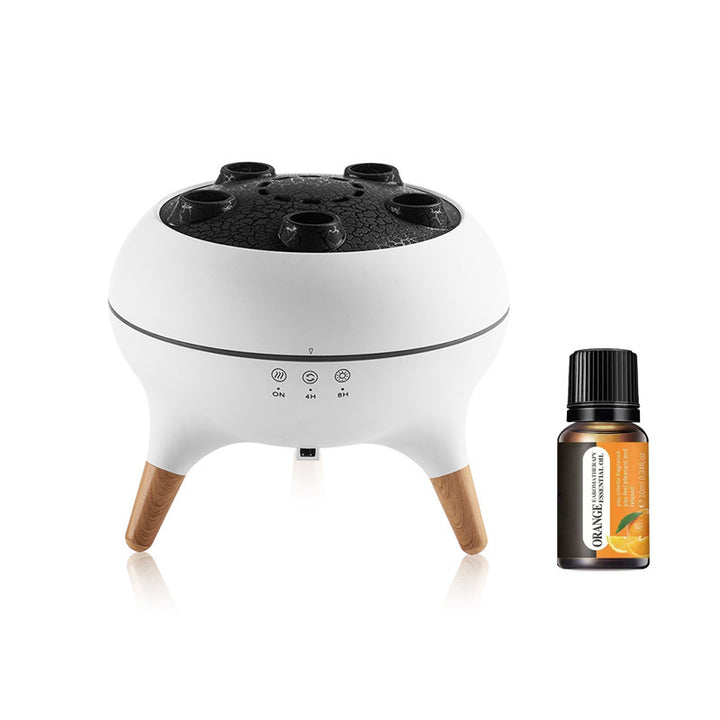 5-Hole Jellyfish Mist Aroma Diffuser, Multi-Color LED Timing Silent Home Scent Humidifier