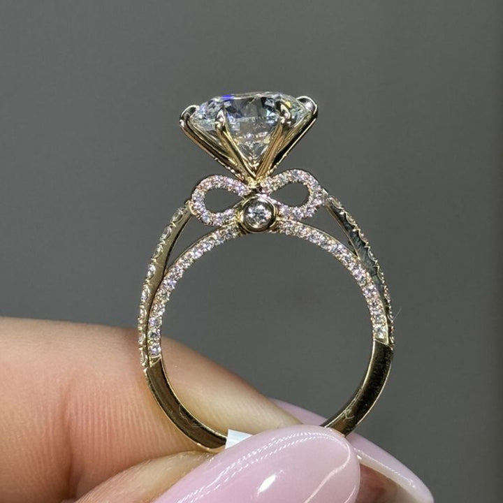 Elegant Alloy Zircon Ring for Women – European Style Engagement Ring