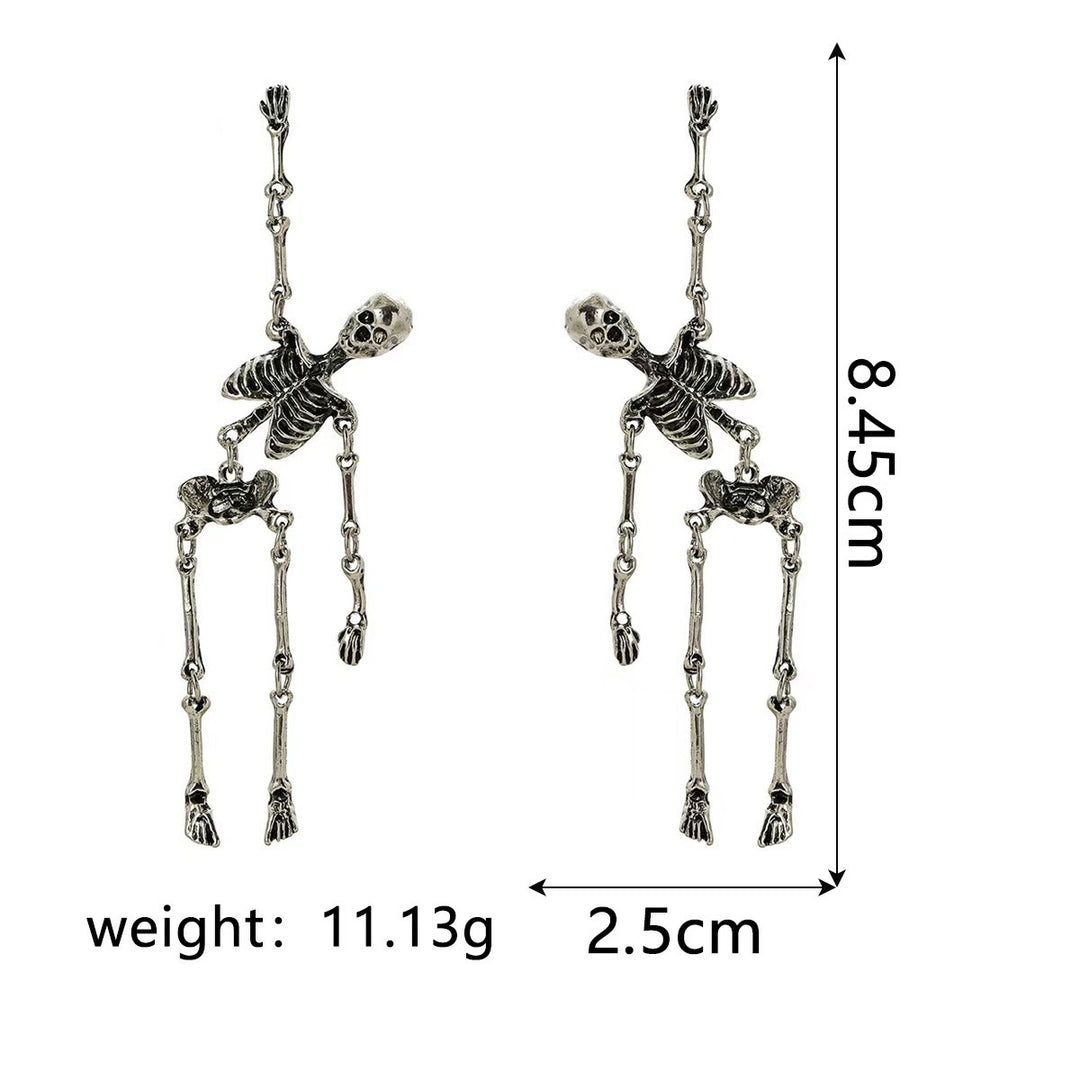 Halloween Skull Drop Earrings – Spooky & Fun Statement Jewelry