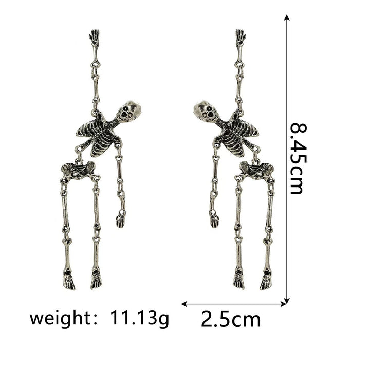 Halloween Skull Drop Earrings – Spooky & Fun Statement Jewelry