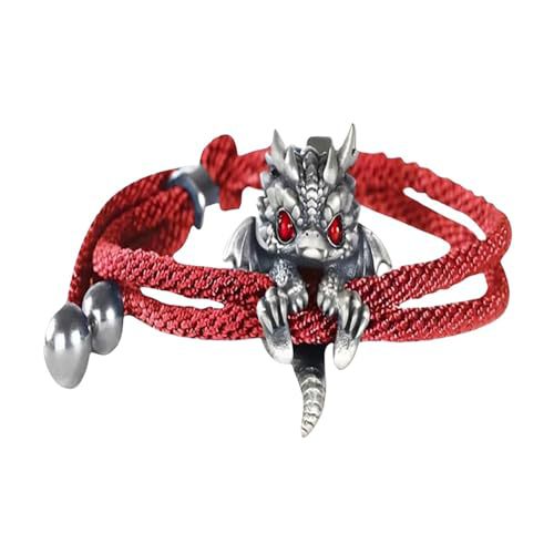 “Lucky Dragon” Cute Red Rope Bracelet