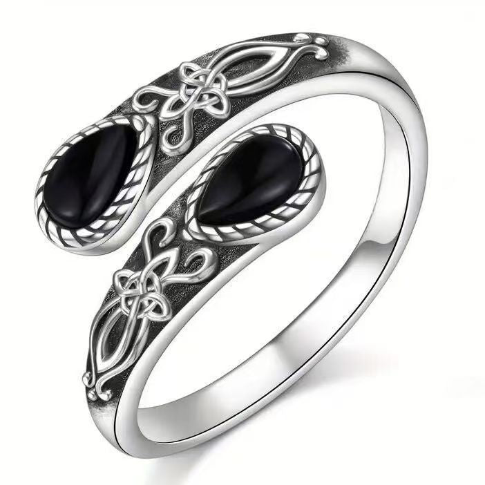 Victorian Spoon-Style Moonstone Ring