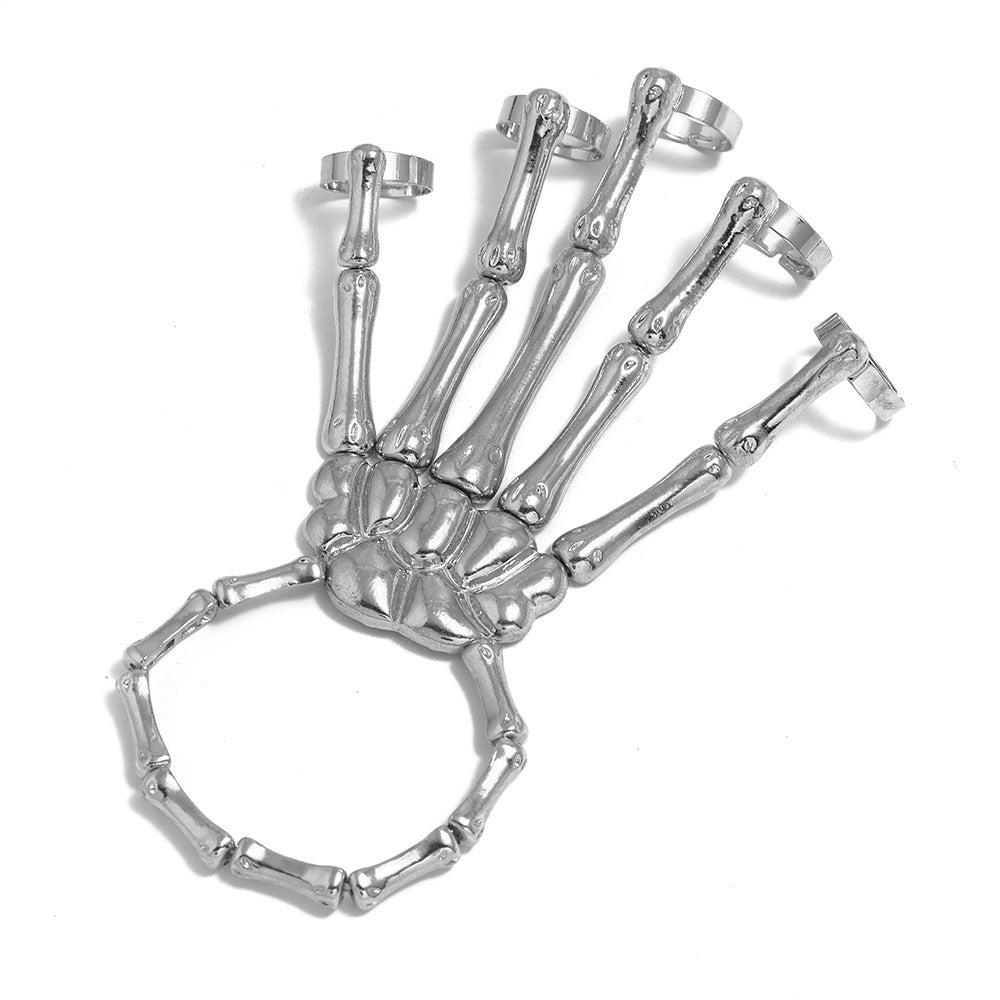 Dark Tech Robot Bionic Mechanical Alien Hand - Adjustable Armor Ring Glove