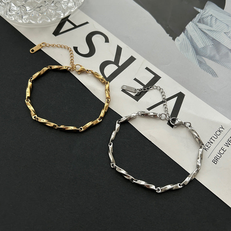 Mobius Stainless Steel Bracelet