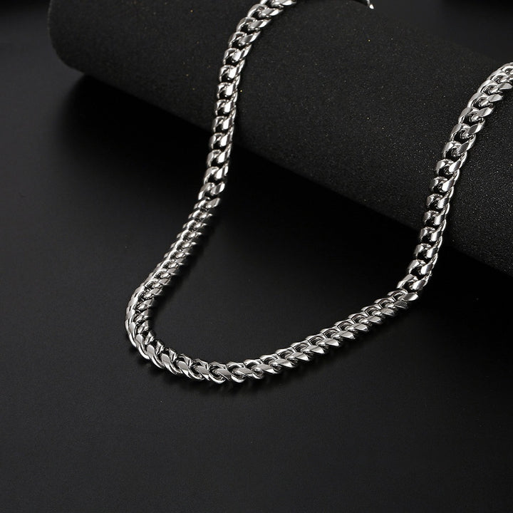 Father's Day Themed Cuban Link Necklace (Sentimental Gift for Dad)
