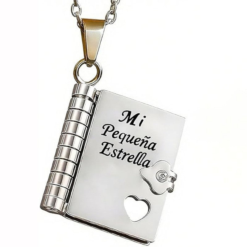 Love Letter Heart Locket Necklace