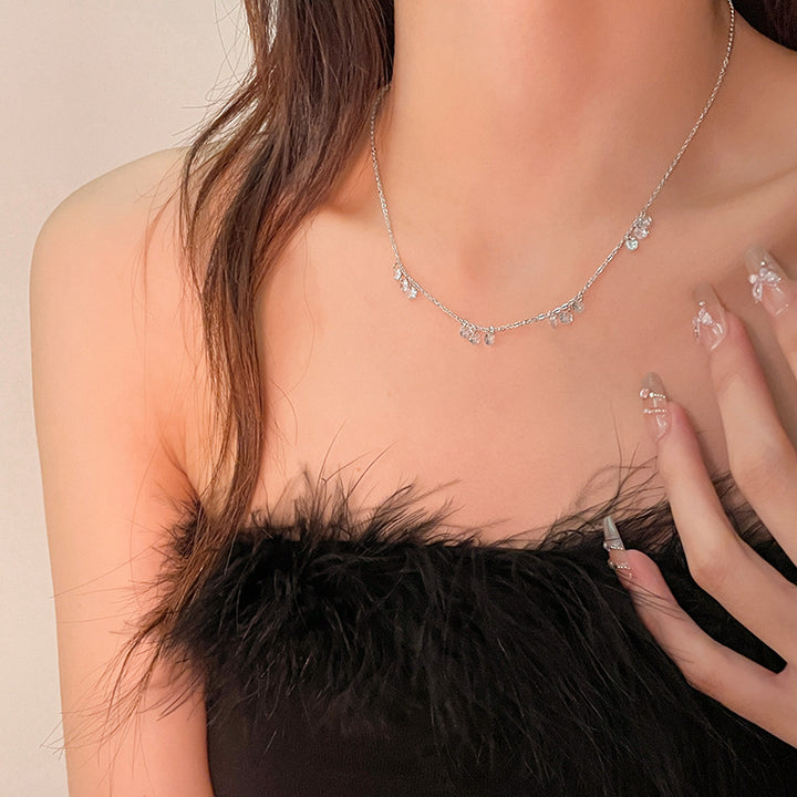 Diamond Shard Galaxy Choker (Light Luxury Niche Dainty Clavicle Chain)