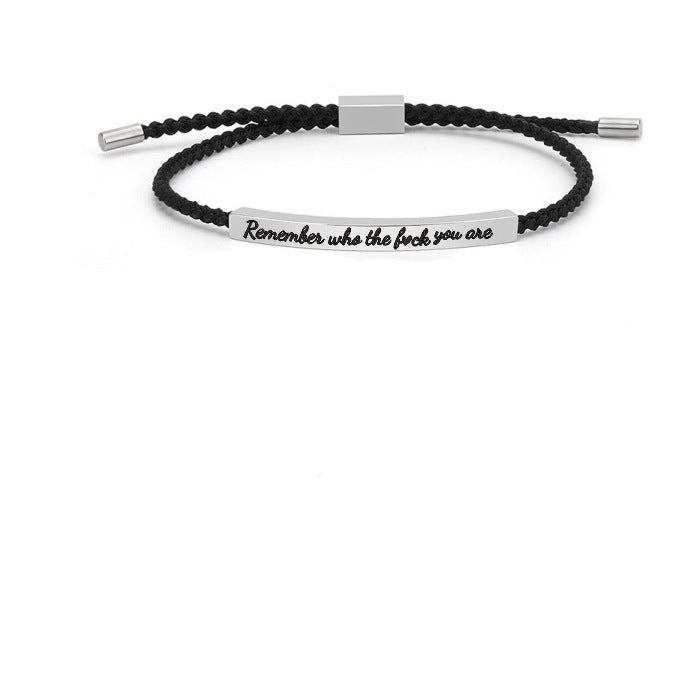GOD IS IN CONTROL Adjustable Braided Bracelet