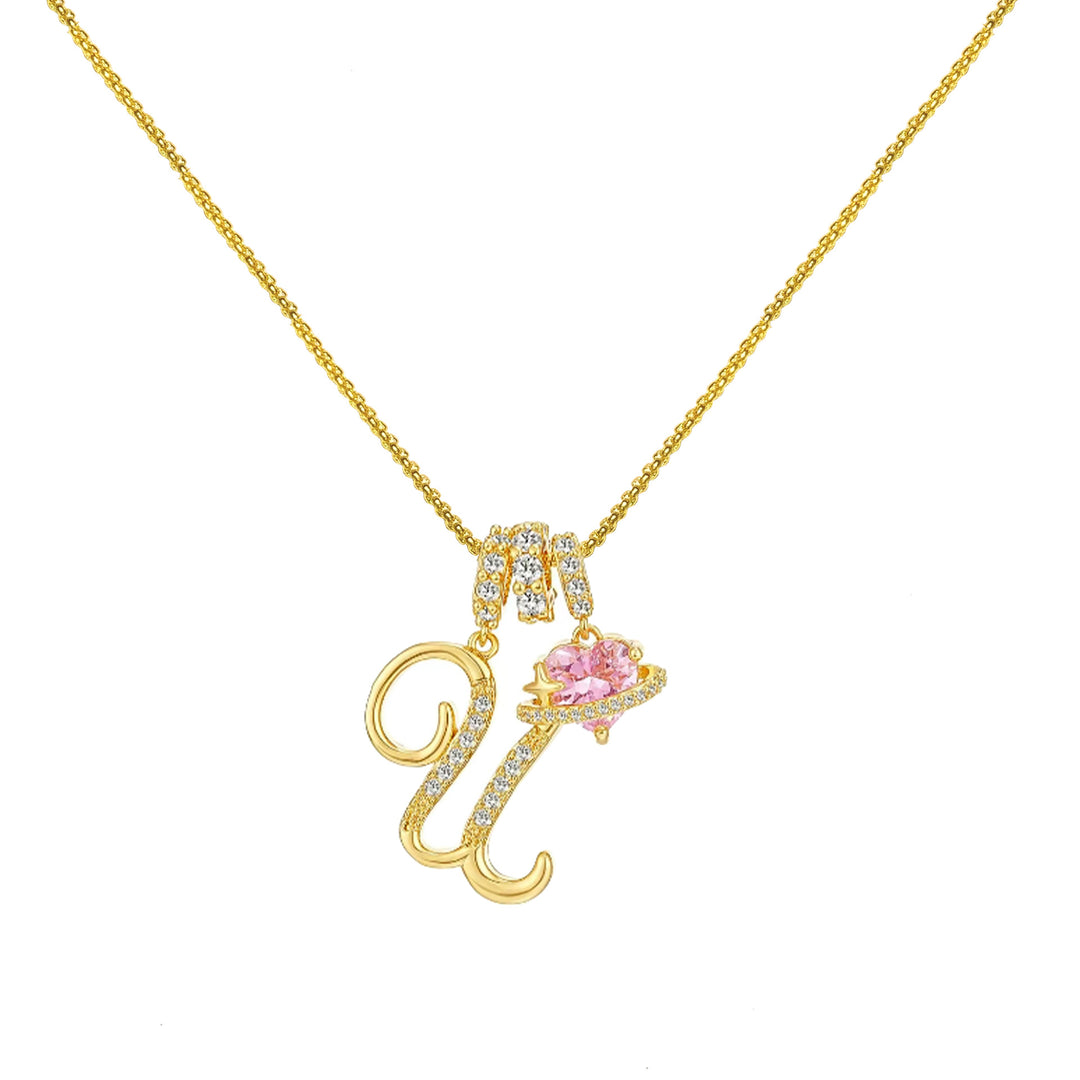 Dopamine-Inspired 26-Letter Alphabet Necklace for Women