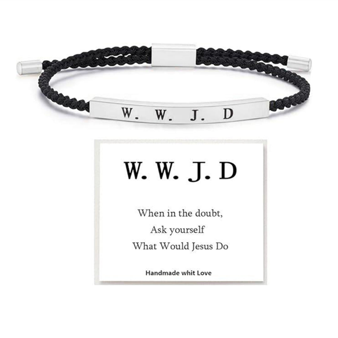 GOD IS IN CONTROL Adjustable Braided Bracelet