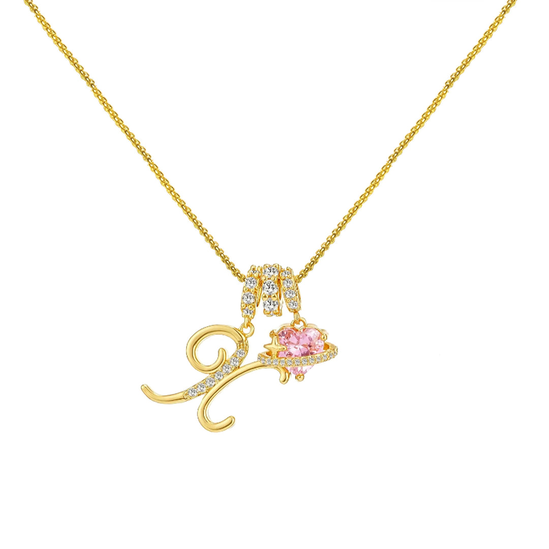 Dopamine-Inspired 26-Letter Alphabet Necklace for Women