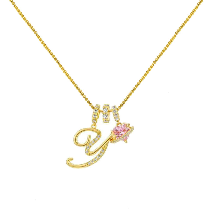 Dopamine-Inspired 26-Letter Alphabet Necklace for Women
