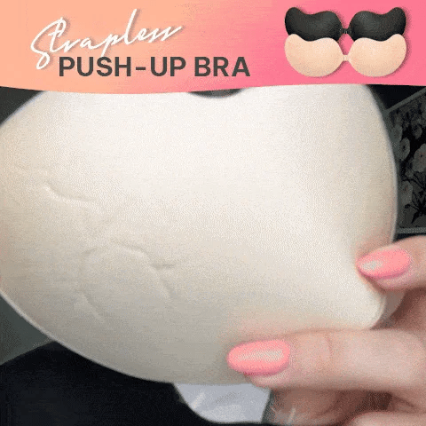 💘🧡 Selbstklebender Push-Up-BH – Unsichtbar & komfortabel | Trägerlos & wiederverwendbar!