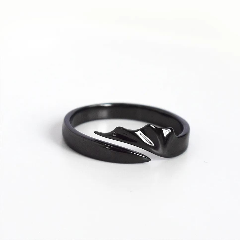 S925 Sterling Silver Angel Wings Couple Rings