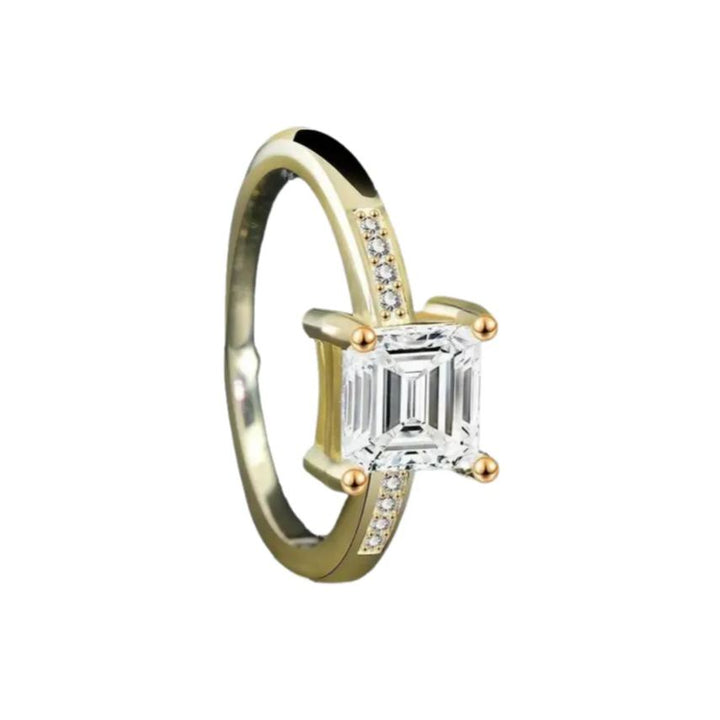 S925 Sterling Silver Square Cube Ring – European & Korean Fashion Style