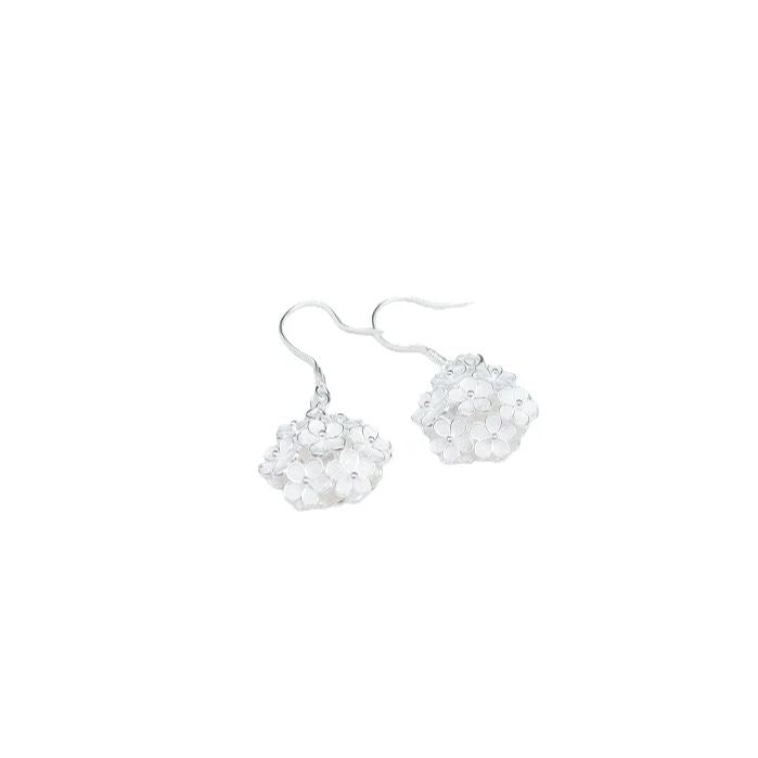 Elegant Retro S925 Sterling Silver Plum Blossom Earrings for Women