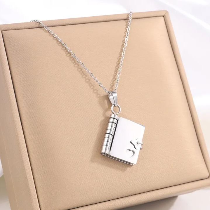 Love Letter Heart Locket Necklace
