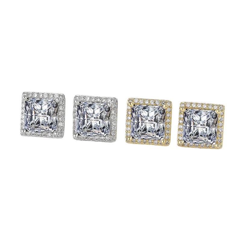 Luxury Cube Zircon Earrings