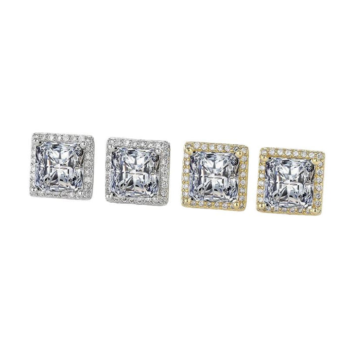 Luxury Cube Zircon Earrings