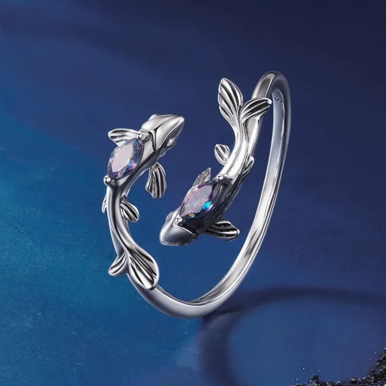 S925 Silver Adjustable Zodiac Ring