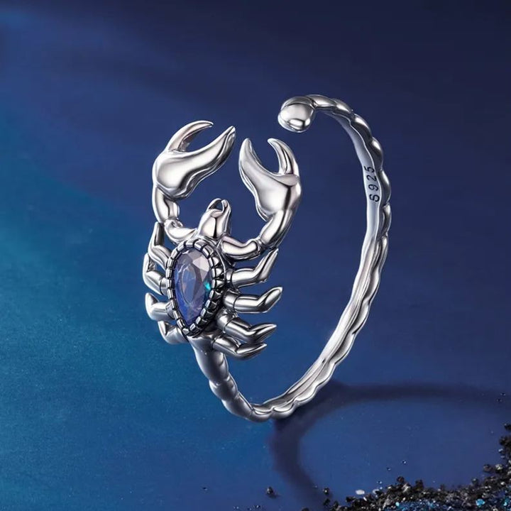 S925 Silver Adjustable Zodiac Ring