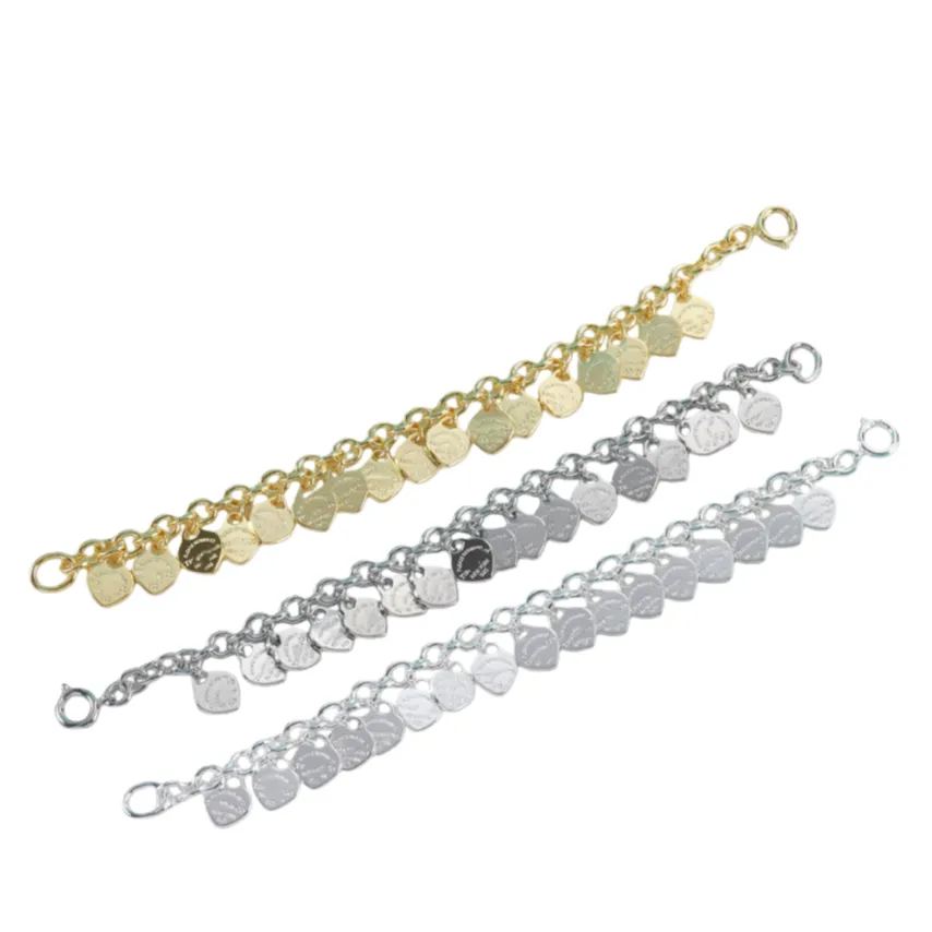 Heart & Letter Charm Bracelet