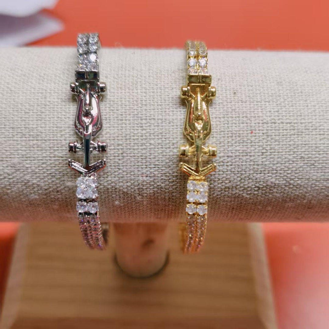 F1 Inspired Diamond Bracelet