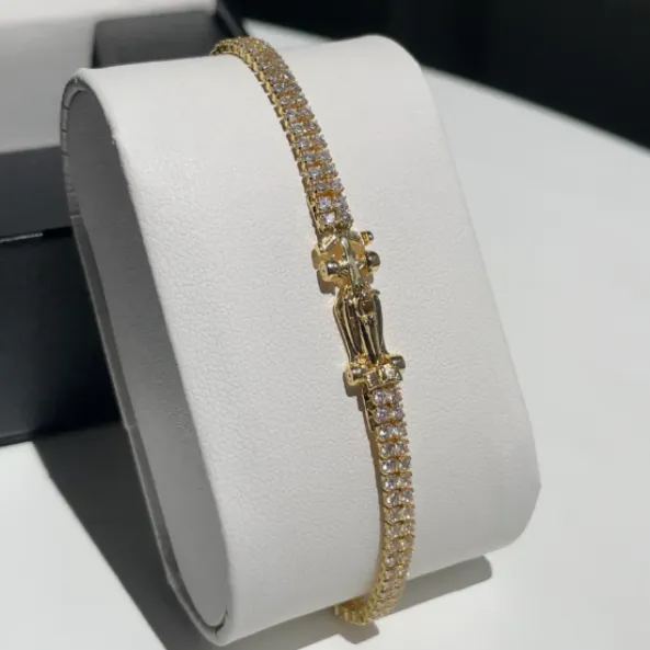 F1 Inspired Diamond Bracelet