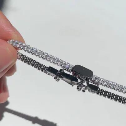 F1 Inspired Diamond Bracelet