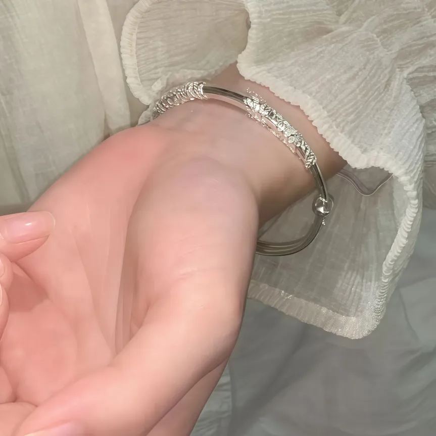 Floral Filigree Sterling Silver Bracelet