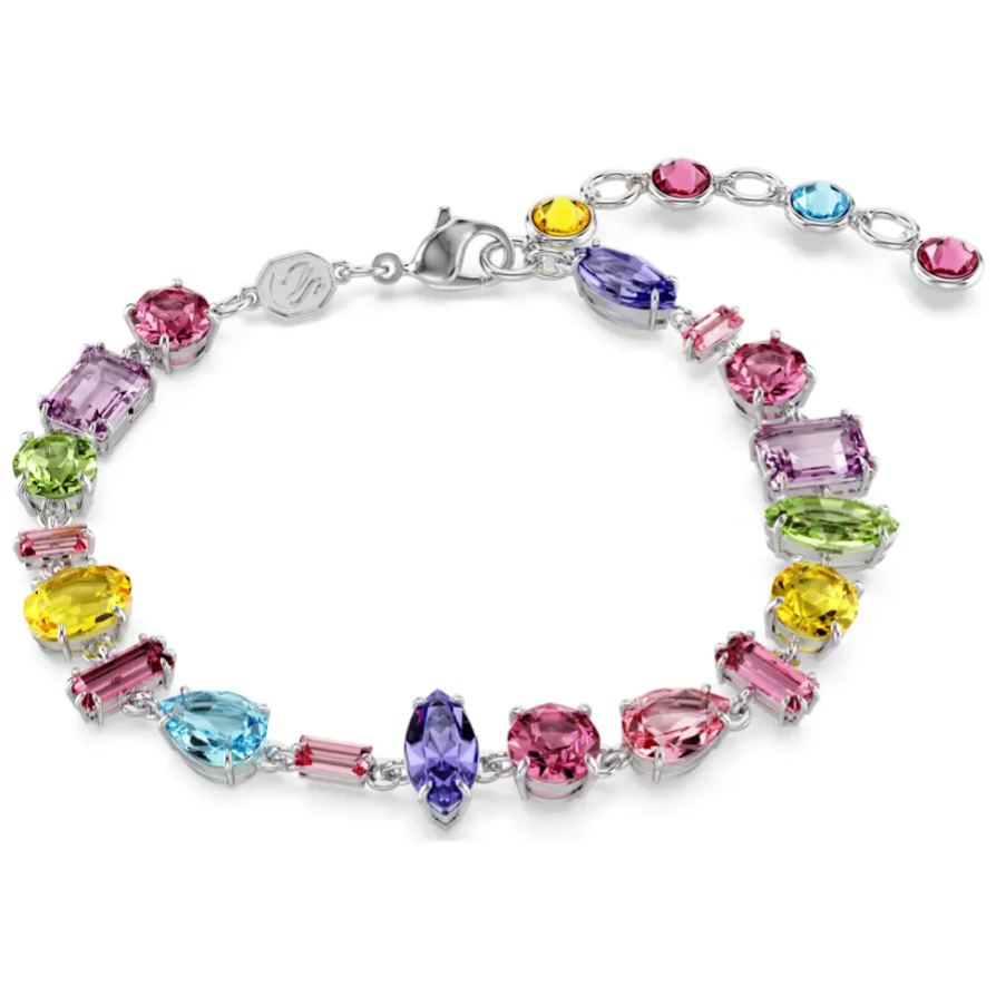 Colorful Zircon Gem Bracelet for Women – Luxury Rainbow Jewelry