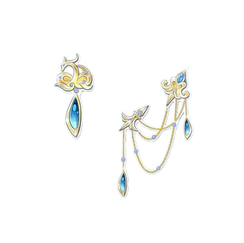 S925 Silver Asymmetric Peacock Earrings