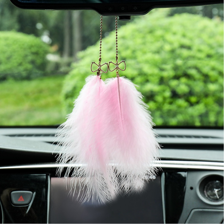 Sparkling Lucky Gourd Car Pendant · Premium Rearview Mirror Hanging Decor