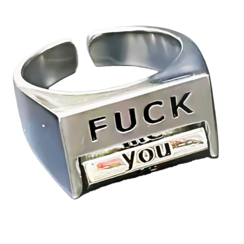 Slidable "LOVE YOU" Open Ring (Trendy Romantic Style Series)