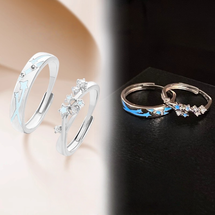 Starlight Couple Rings (Light Luxury Romantic Style)