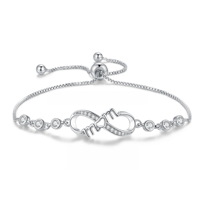 Eternal Love Personalized Engraved Bracelet (Family/Romantic Confession & Memorial Style)