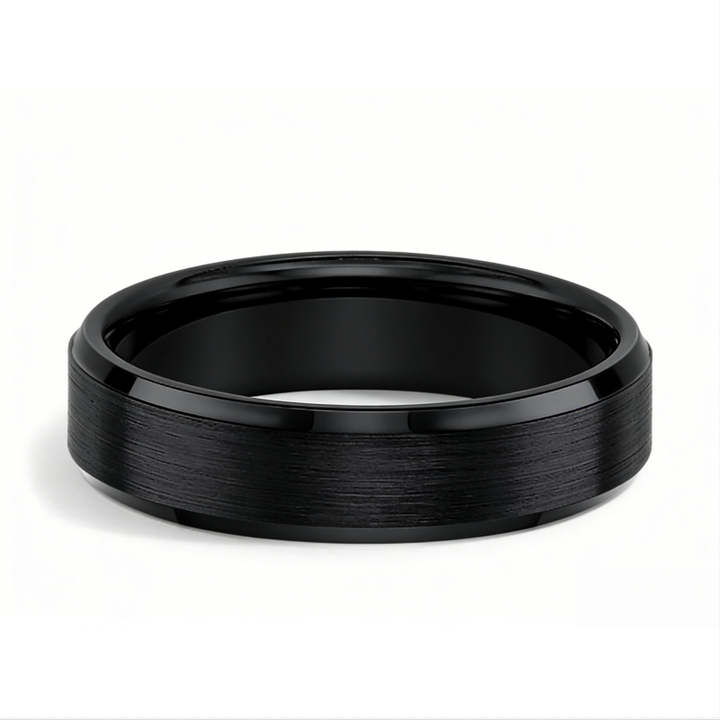 Minimalist Brushed Plain Band Ring (Niche Personalized Unisex Band)